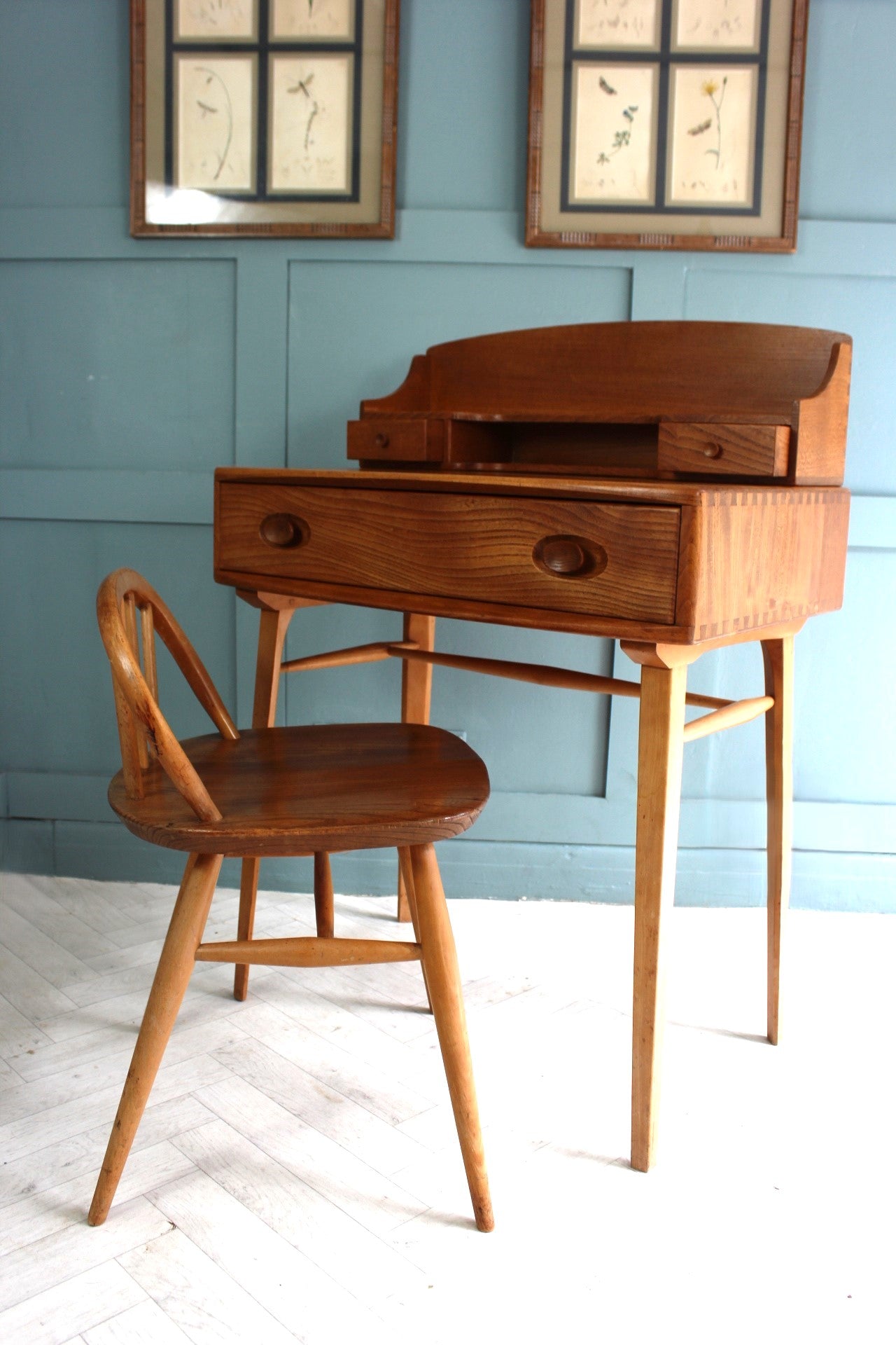 Mid Century Desk and Chairs