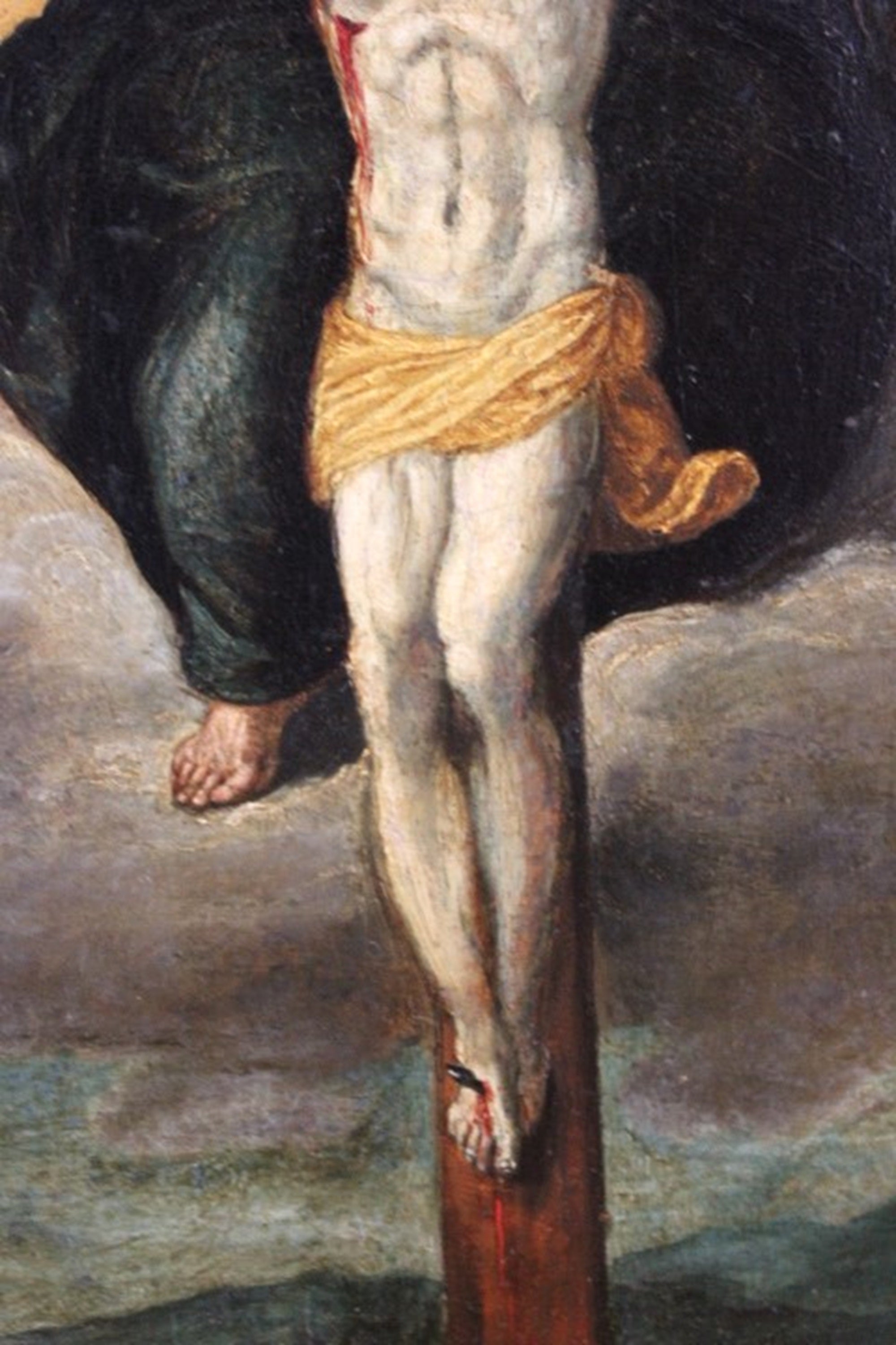 17th-Century-antique-crucifixtion-oil-_painting