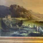 18th-century oil painting by Claude Lorrain of River Po
