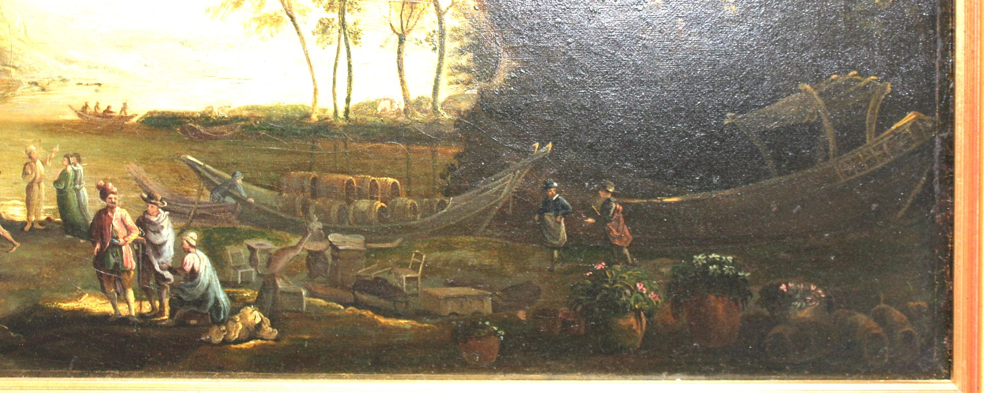 CLAUDE lORRIAN MERCHANTS ON THE BANKS OF RIVER PO