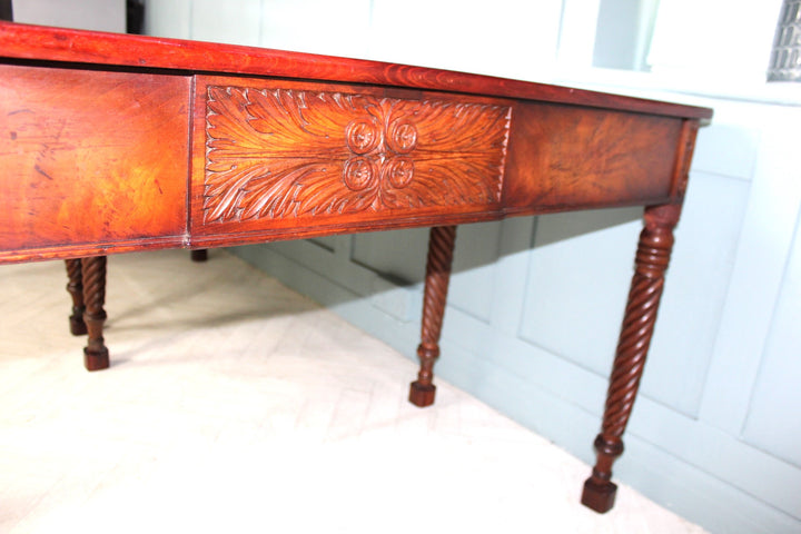 Antique-Amercian-19th-century-mahogony-extending-console-tables