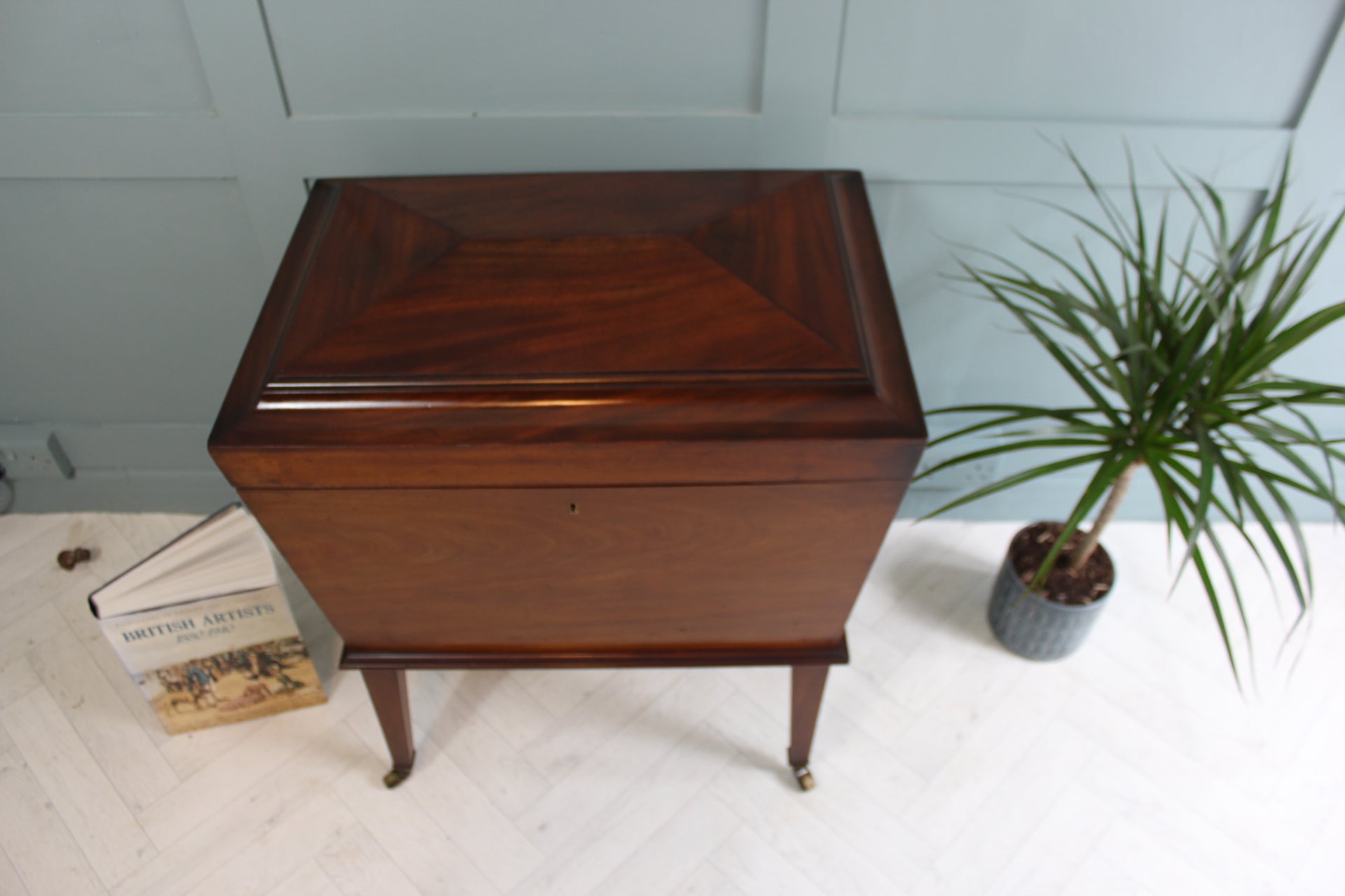 Antique mahogany wine cooler