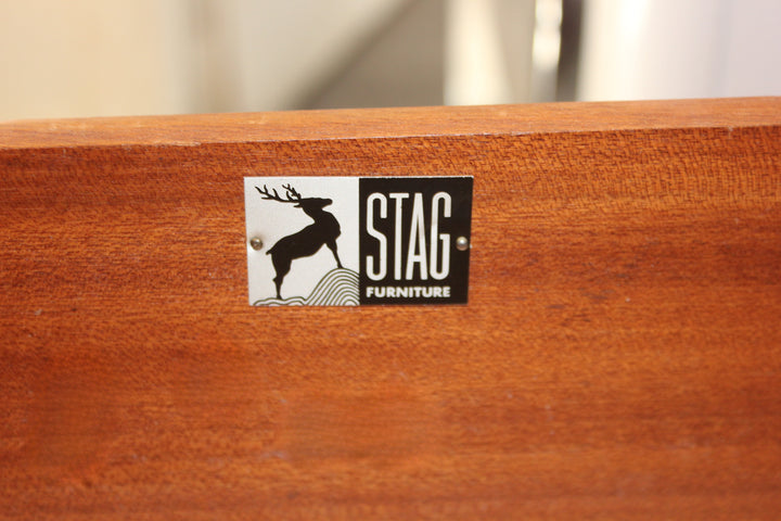 Classic Stag teak dresser with minimalist handles