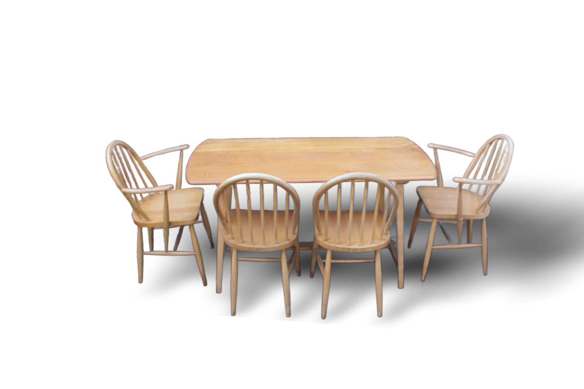 Ercol hoop back dining chairs