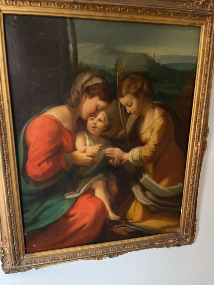 Exquisite Correggio-inspired reproduction ideal for Sussex art collectors with refined spiritual symbolism