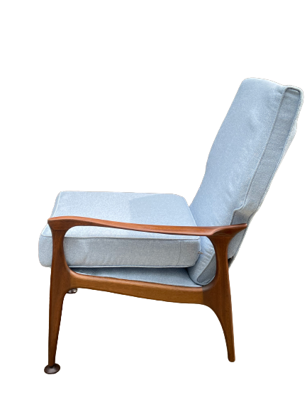 Fred Lowen 1960s Danish lounge chair design