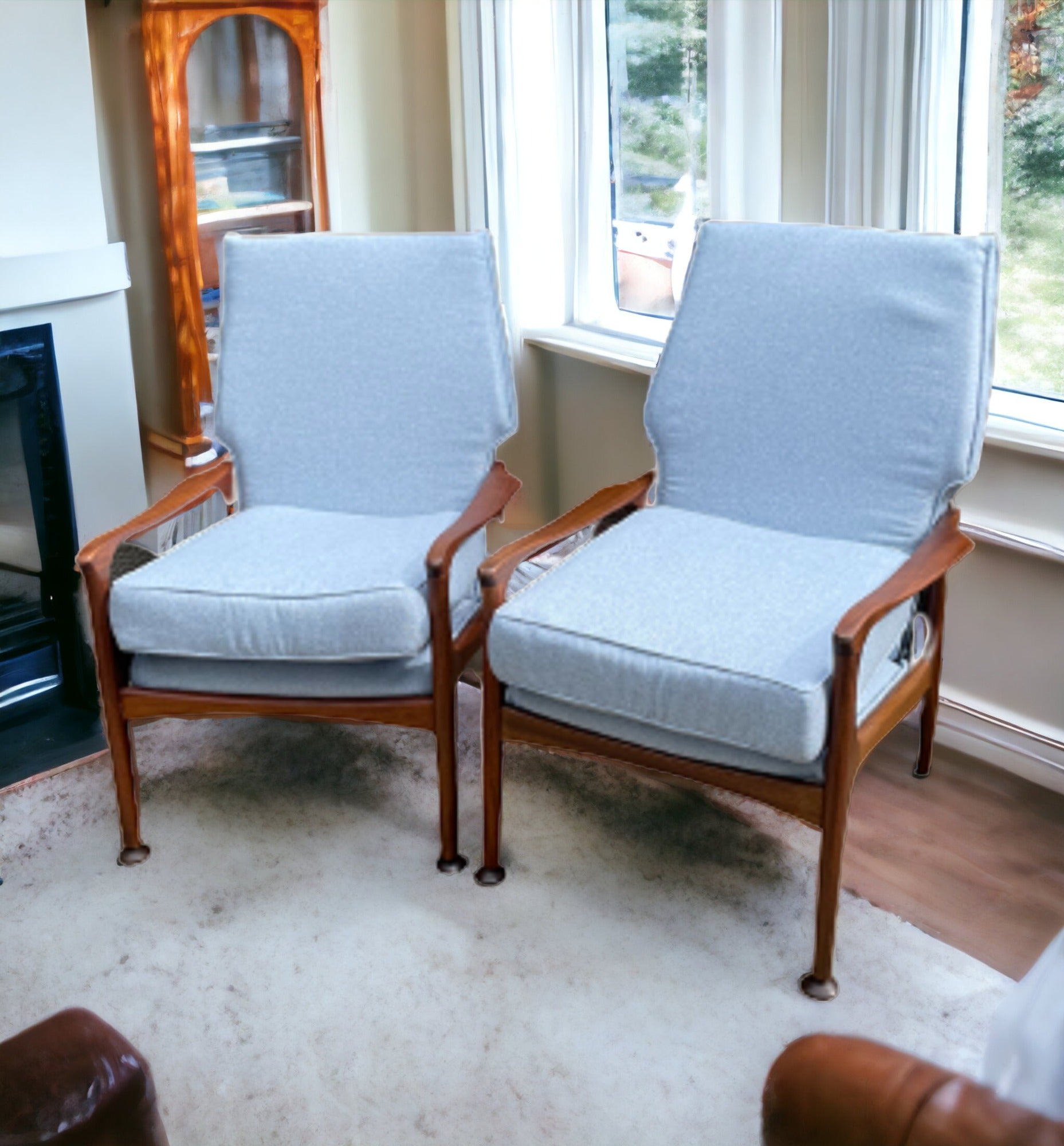 Fred Lowen lounge chairs