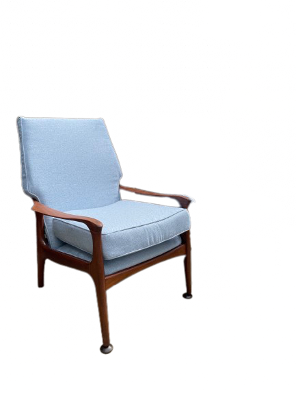 Mid-century teak armchairs with Danish oil finish