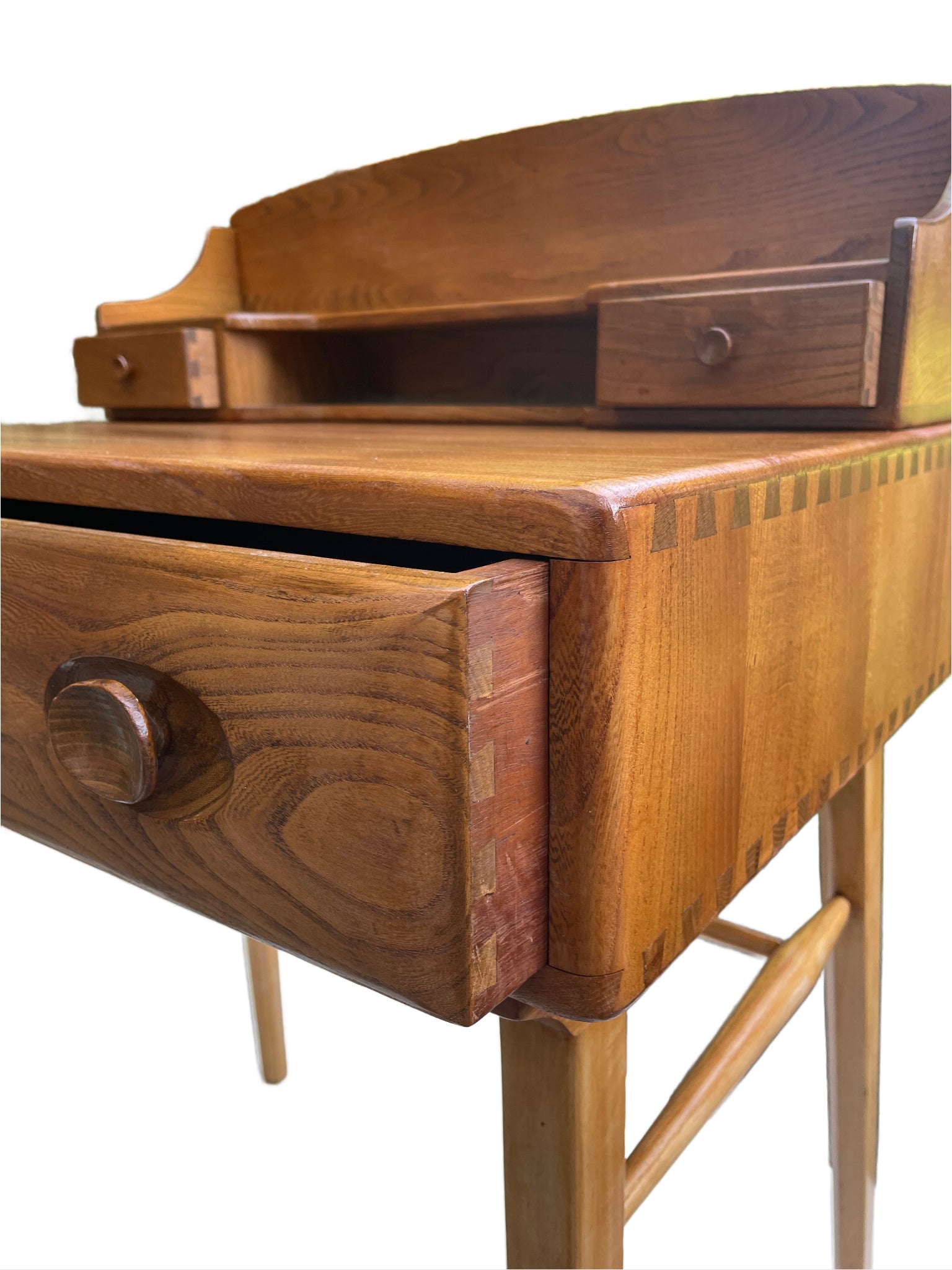 Rare Ercol 439 vintage writing desk, designed mid century