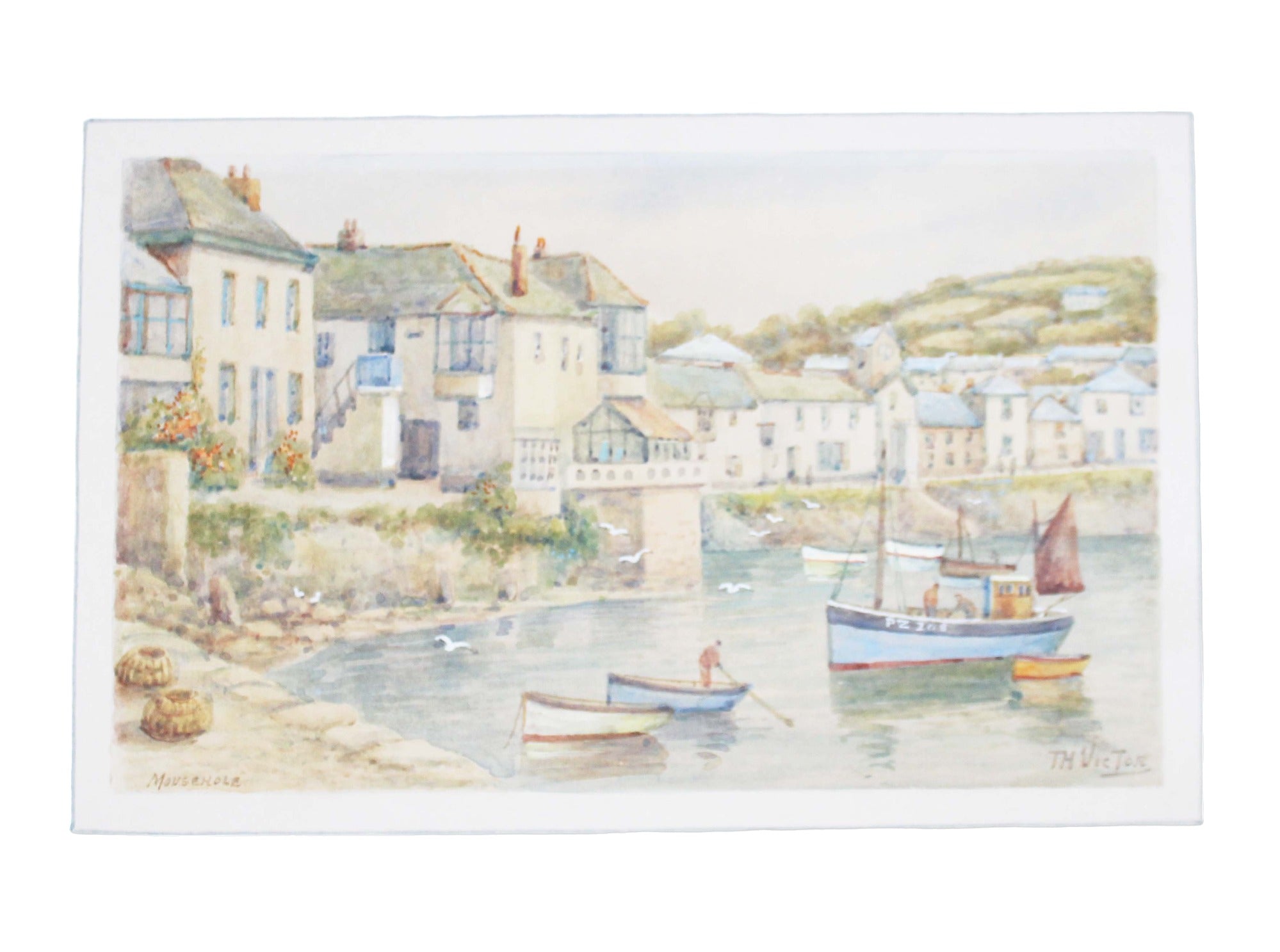 Seaside Watercolour Painting