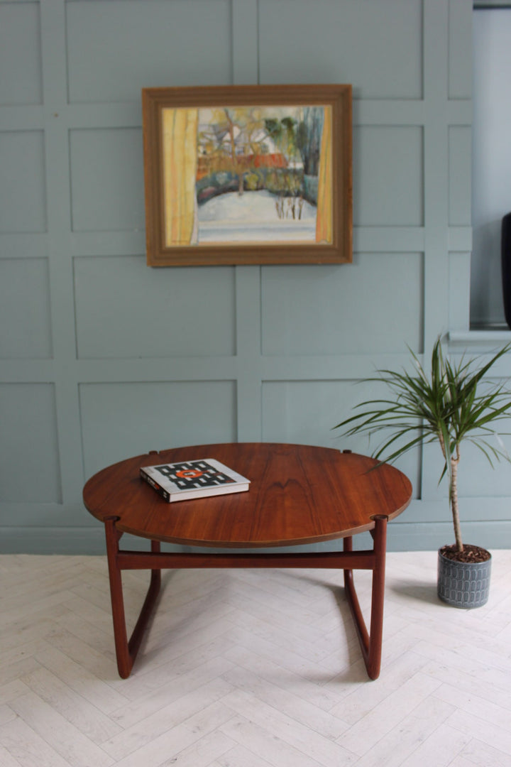 "Authentic Scandinavian teak coffee table by Peter Hvidt & Orla Mølgaard, manufactured by France & Son in the 1960s." Sussex