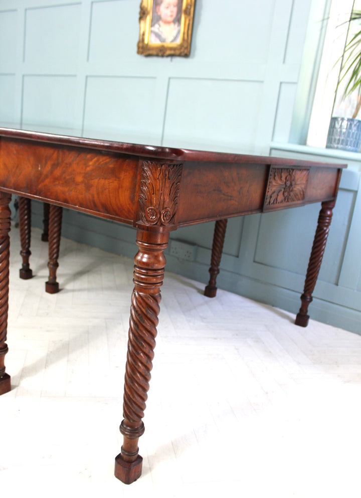 antique-fedral-mahogany-dining-table