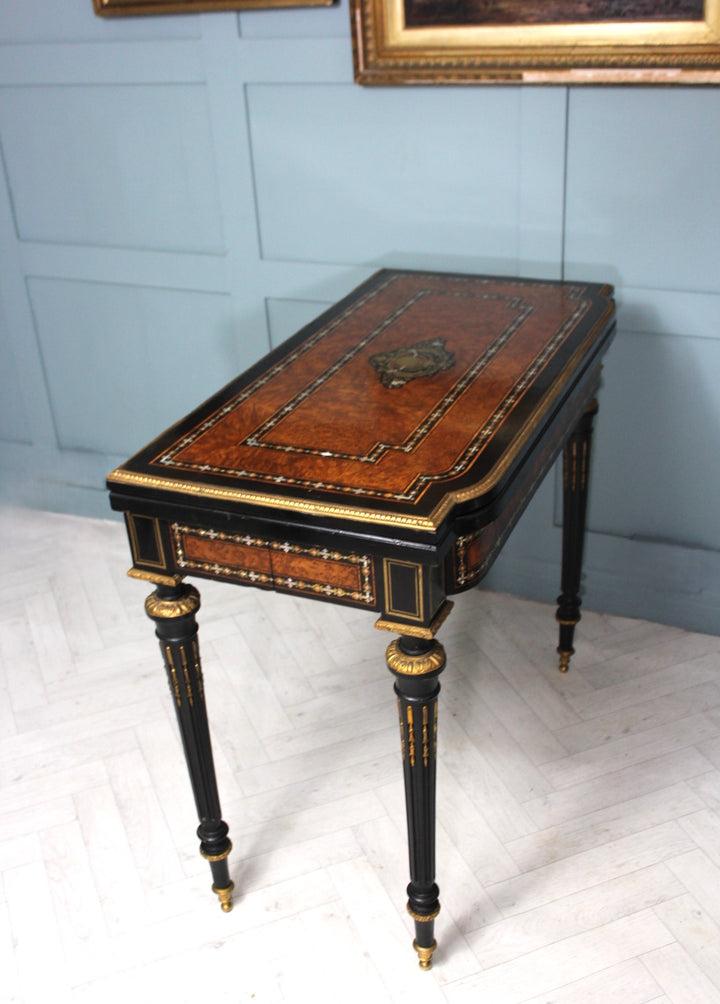 Ormolu-Mounted Card Table