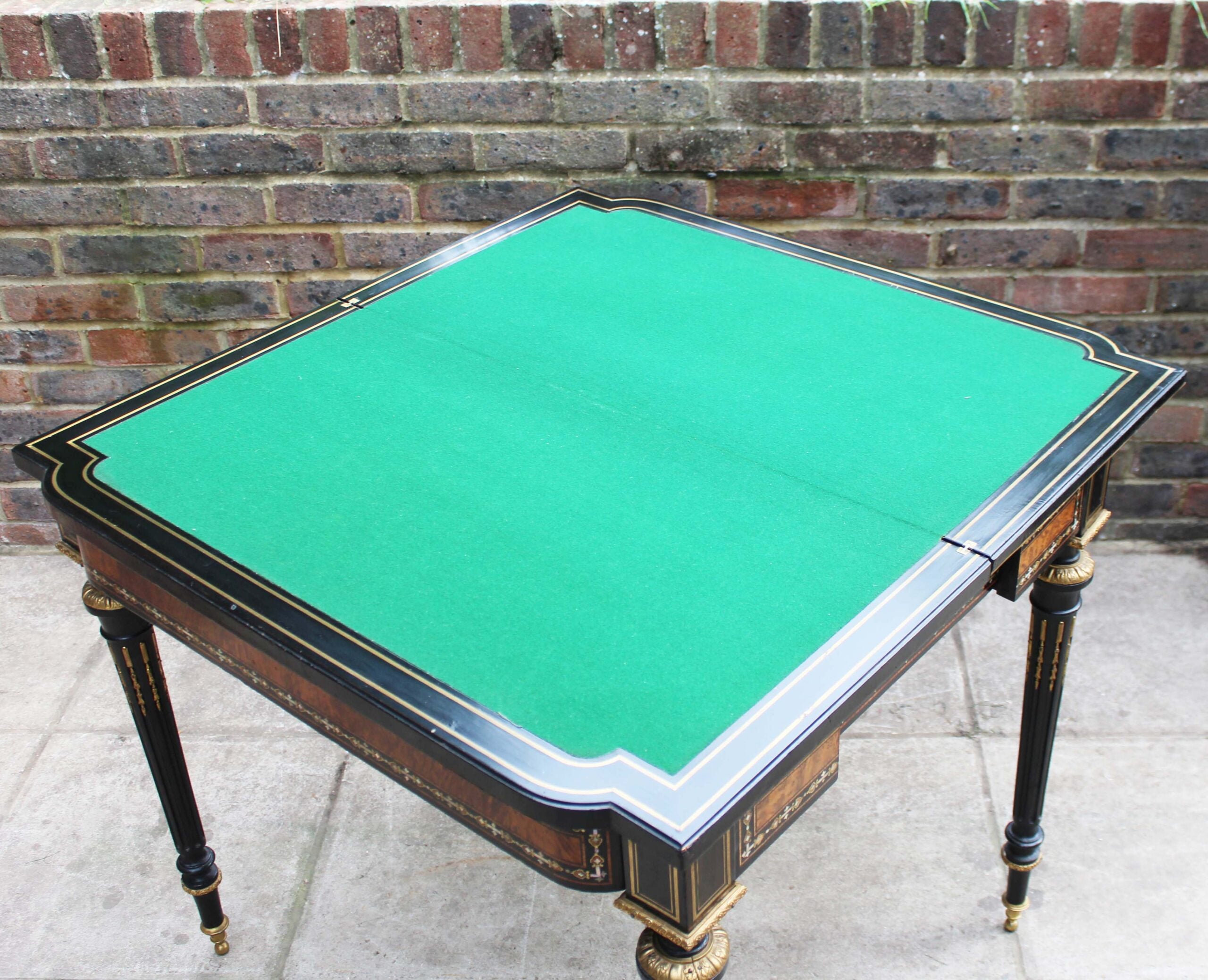 French Antique Game Table