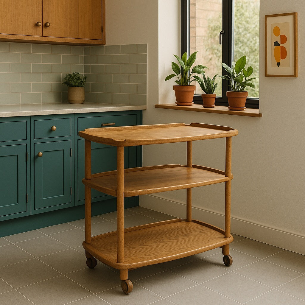 Ercol Three-Tier Trolley
