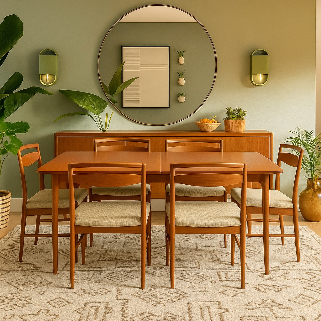 McIntosh Teak Dining Chairs Set of 6 SOLD