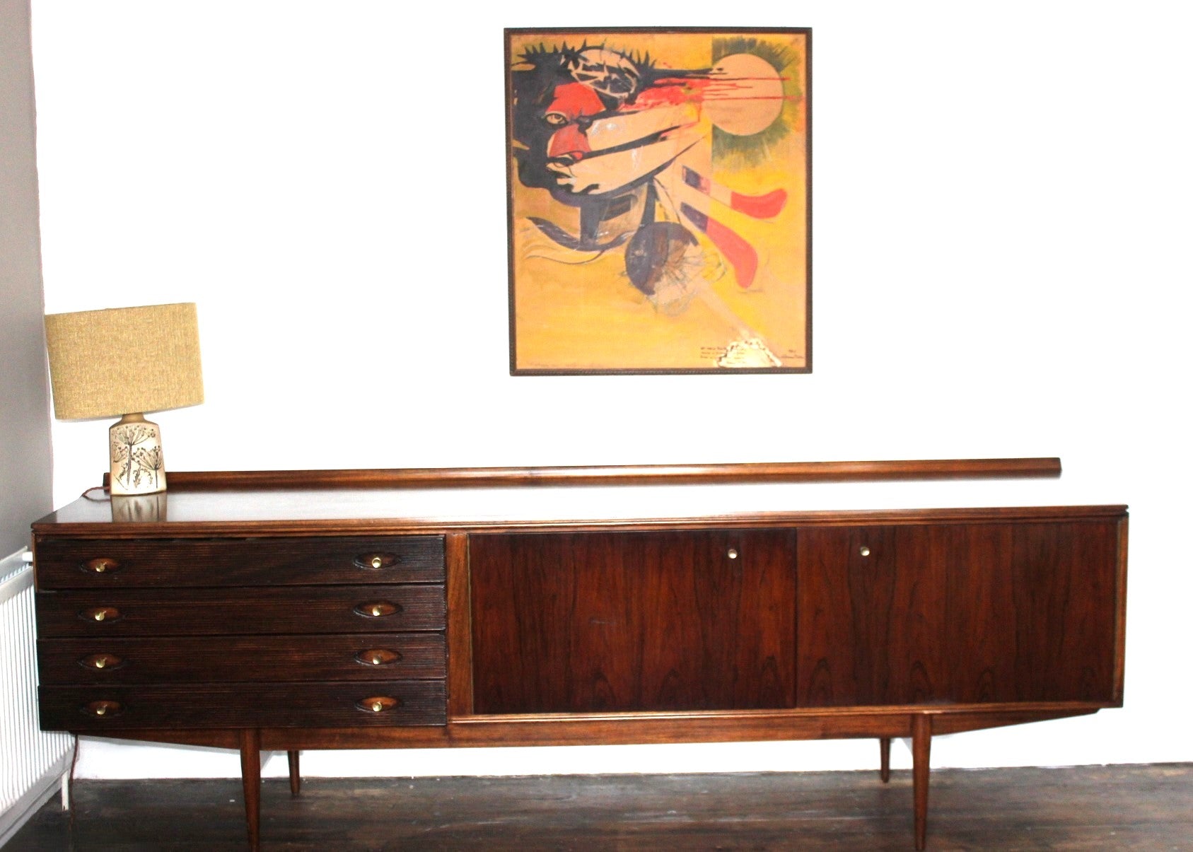 Archie Shine Mid-Century Honduran Rosewood ‘Hamilton’ Sideboard By Robert Heritage.