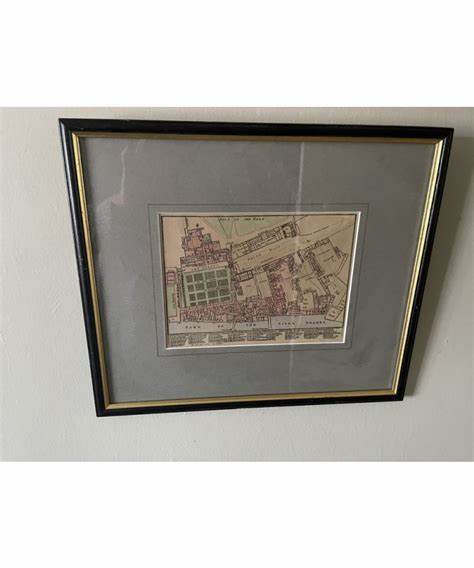 17th-century floor plan of Whitehall Palace