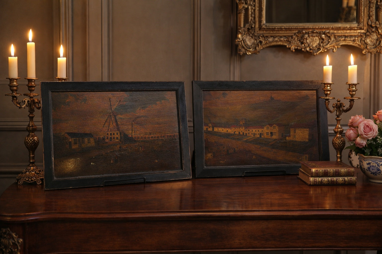 18th-century-naive-English-village