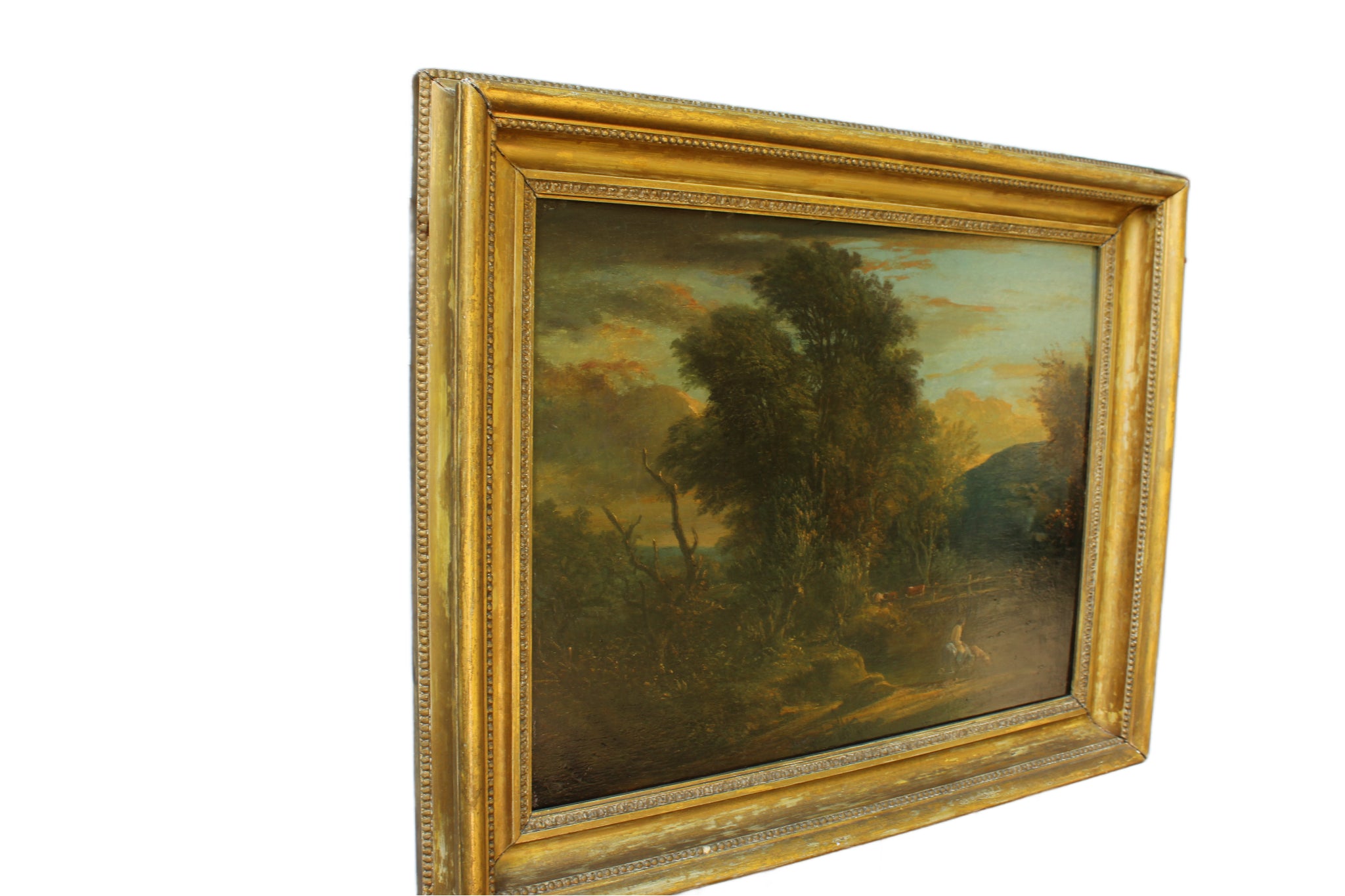 19th_century_landscape_oil_painting_on_Baltic_oak_panel_with_rural_scene