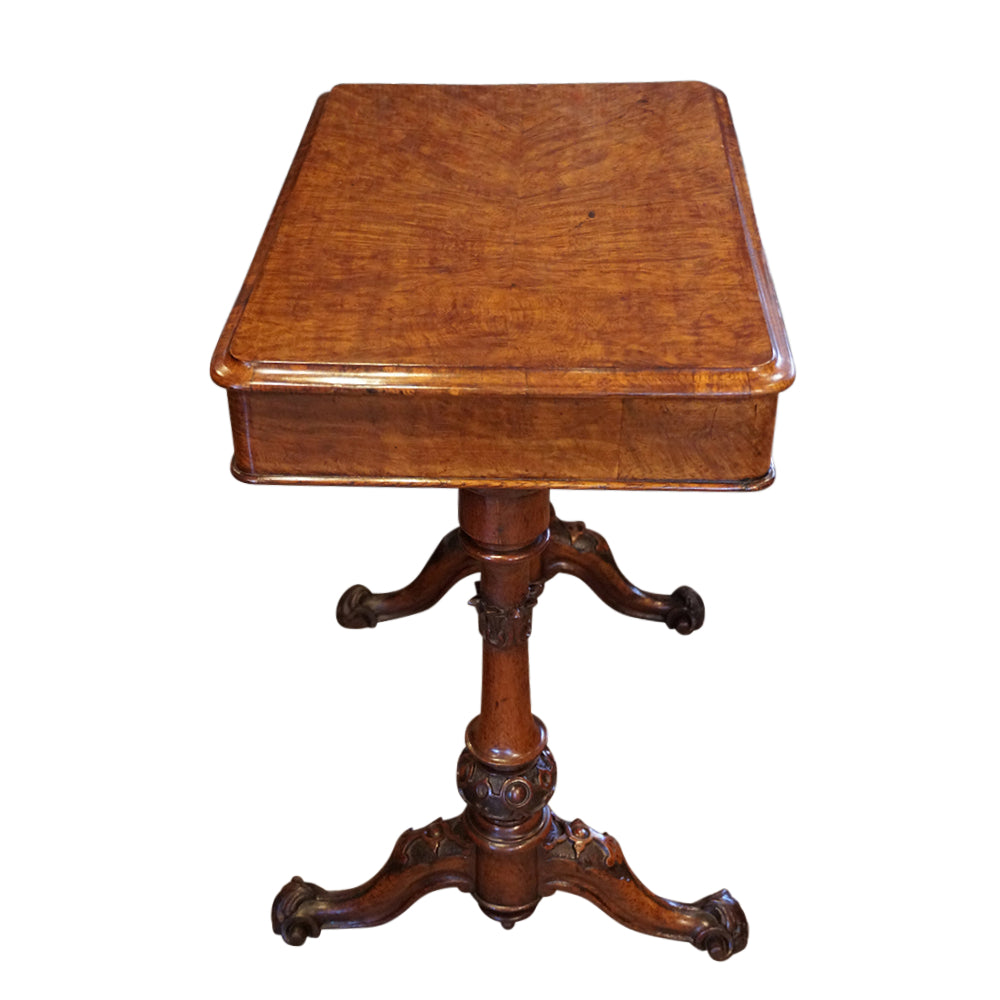 Fine 19th-Century Pollard Oak Work Table