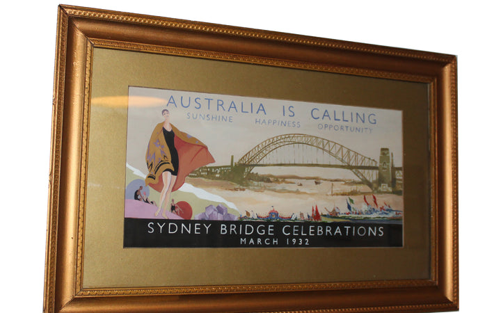 20th century sydney bridge Australian poster