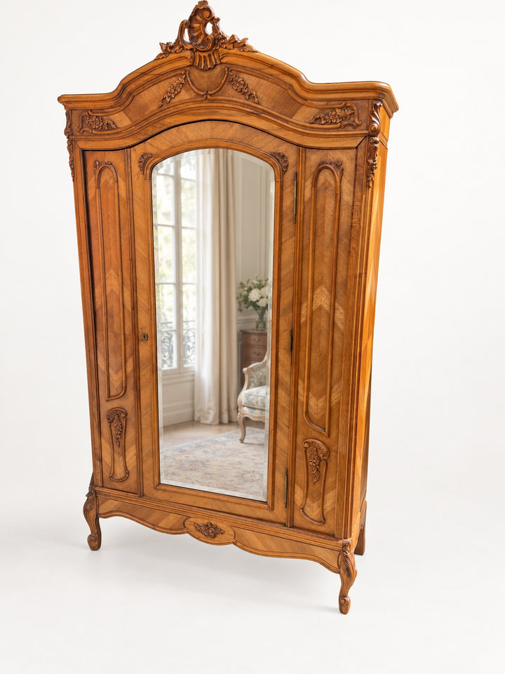 Antique_French_mirrored_wardrobe_in_walnut_veneer