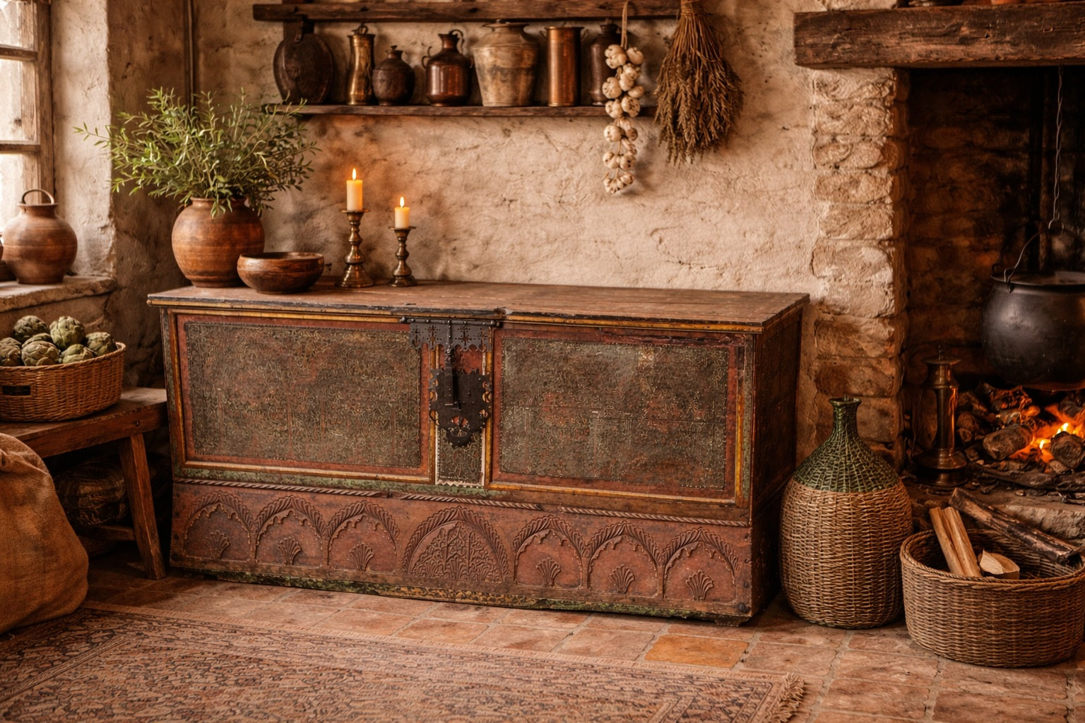 antique storage chest