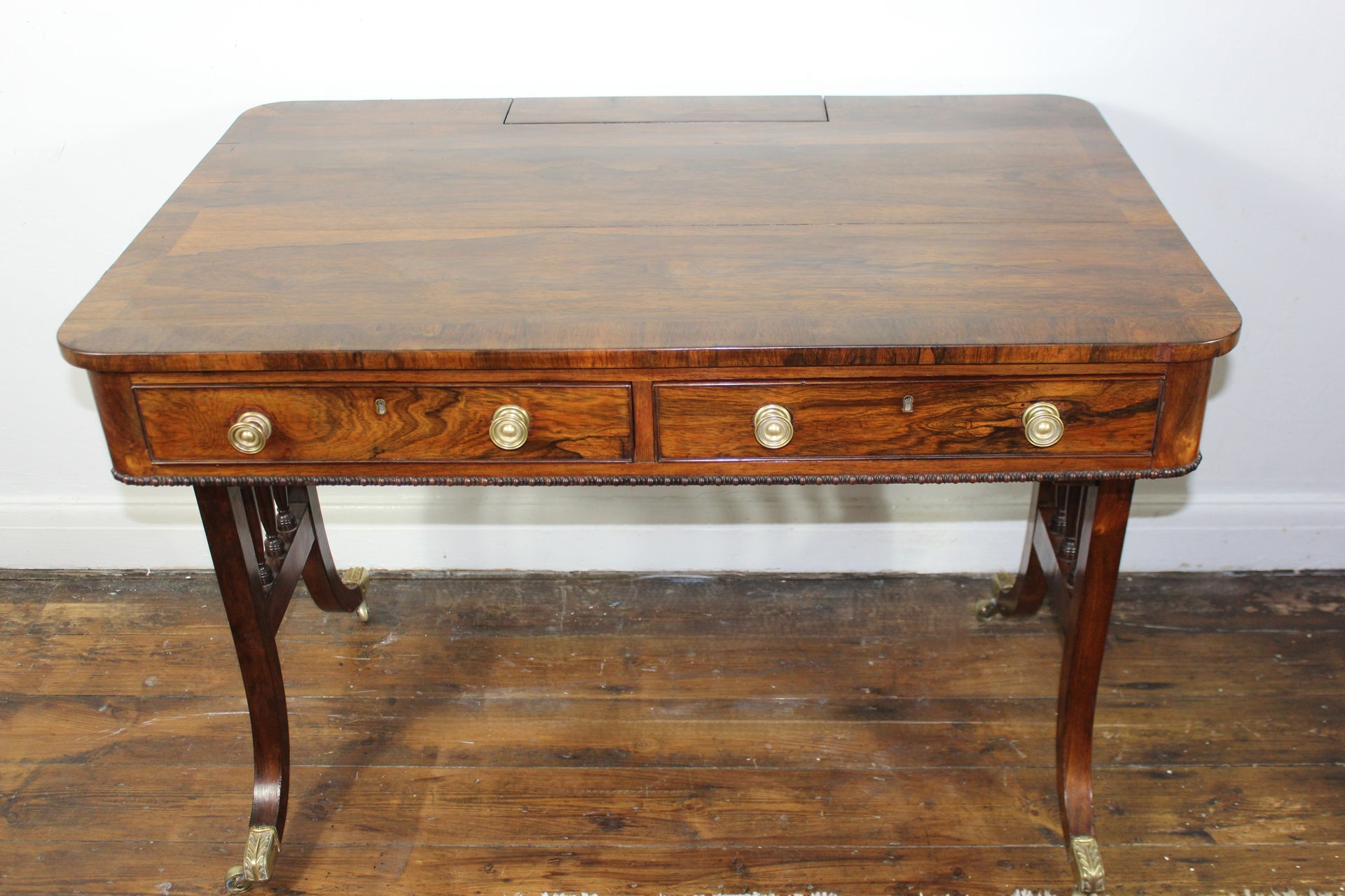 Authentic Regency Writing Desk vintage mid century Sussex