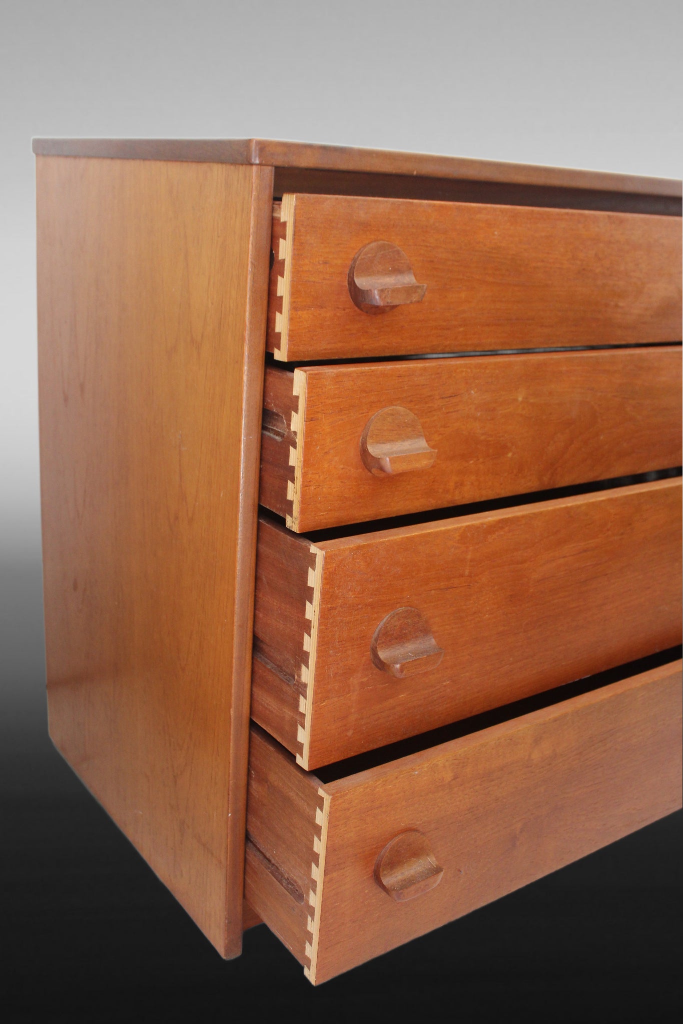 British-made teak storage dresser from the 1960s