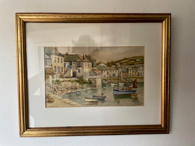 Cornish Fishing Village Art