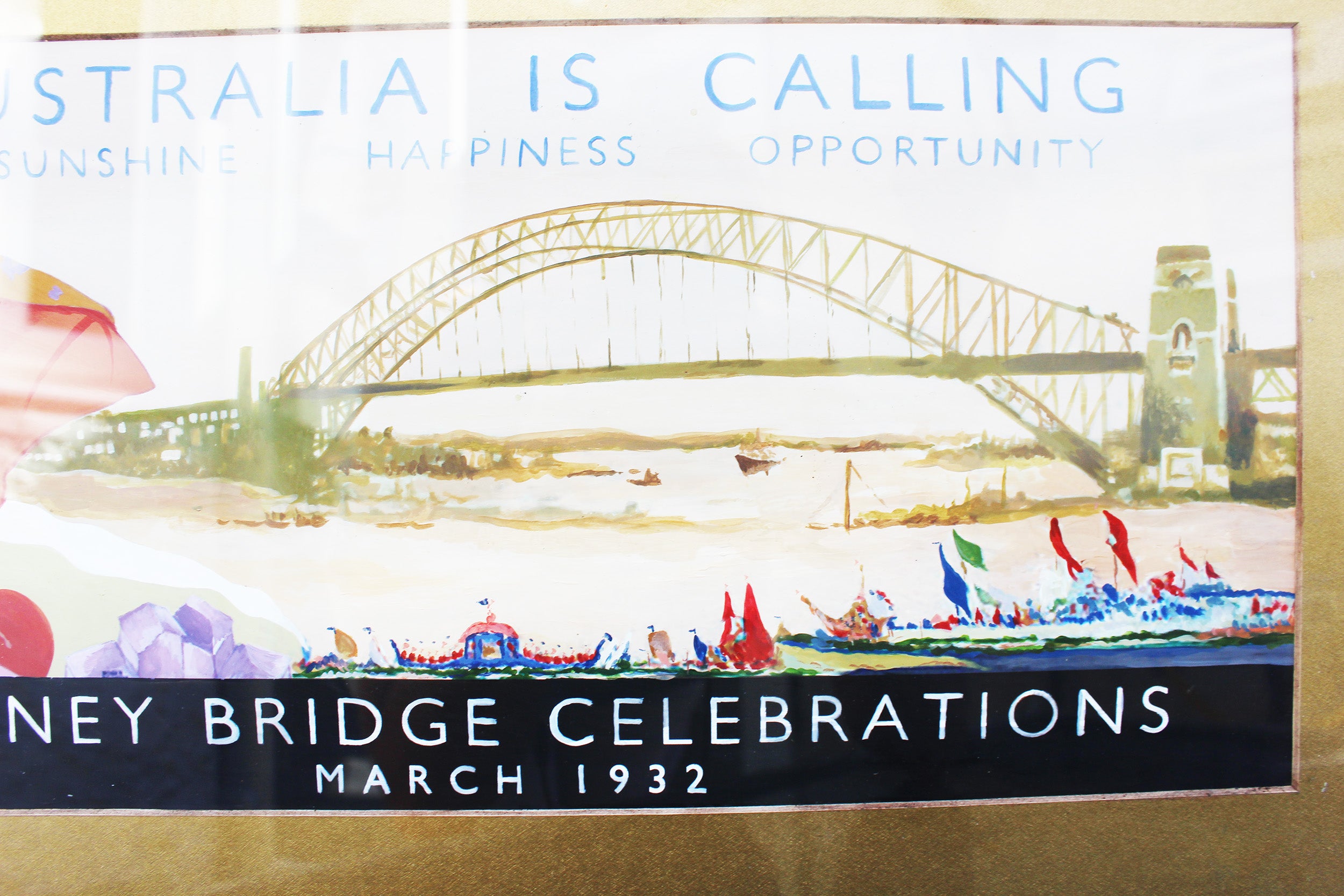 Douglas Annand Sydney Harbour Bridge poster - rare collectible print