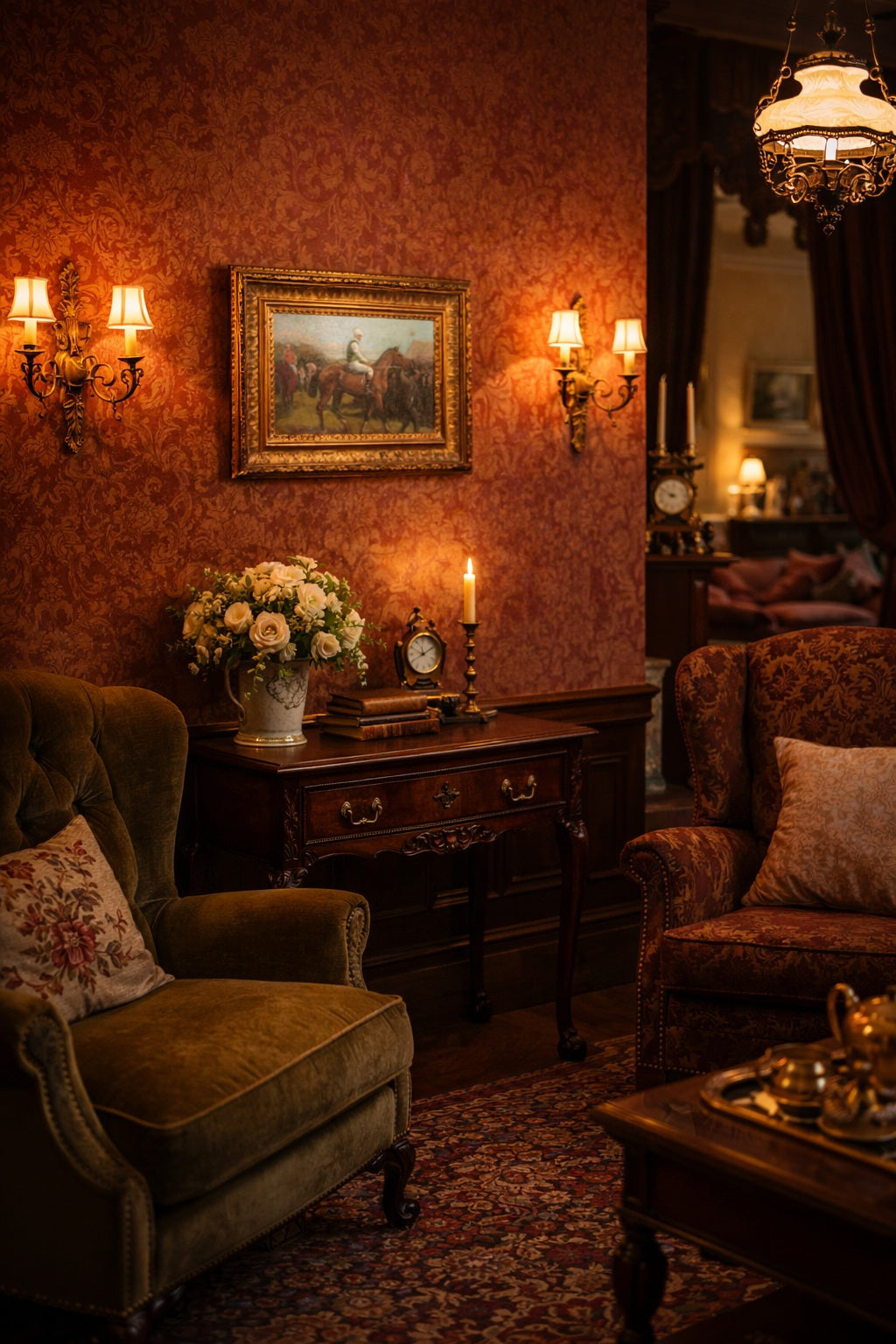 Antique Race Horse Study-oil on artist board Manner of Alfred Munnings