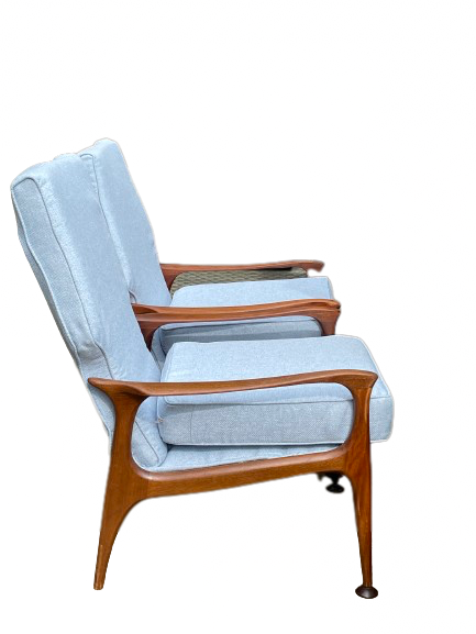 Handcrafted 1960s Danish Modern Armchair with Ergonomic Design