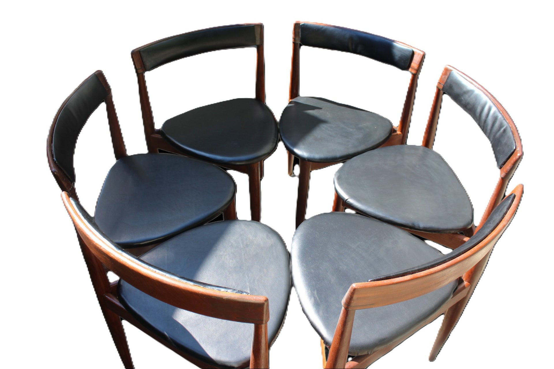 Hans Olsen  Frem Røjle  Danish Teak Dining Chairs