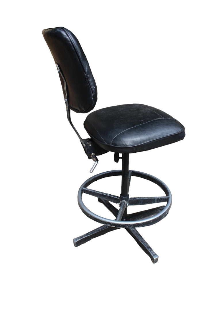 Heritage industrial swivel chair, ideal for desks and workspaces