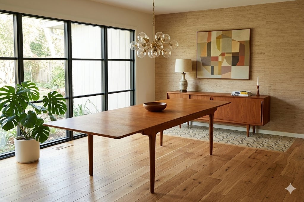 McIntosh T3 Extending Teak Dining Table