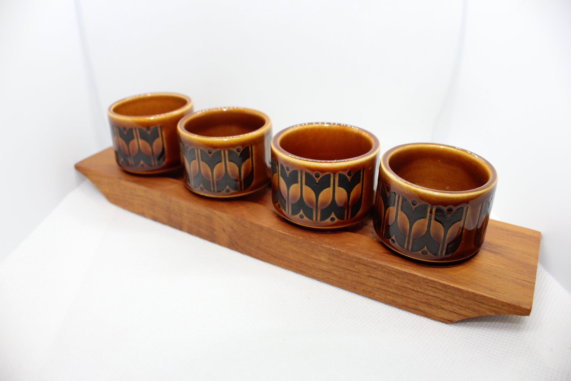 Hornsea Heirloom - Set of Four Egg Cups Brown