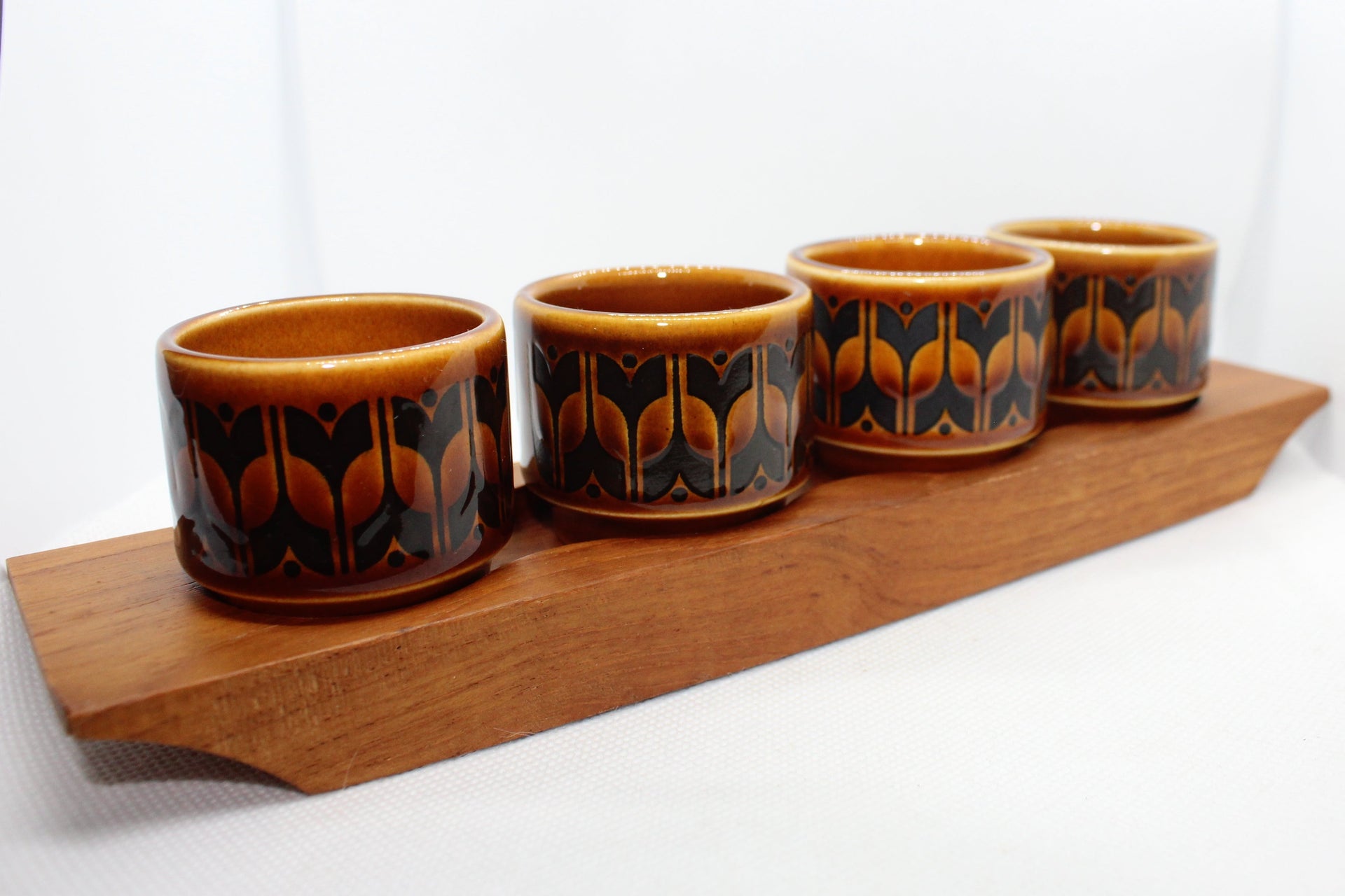 Hornsea Heirloom - Set of Four Egg Cups Brown