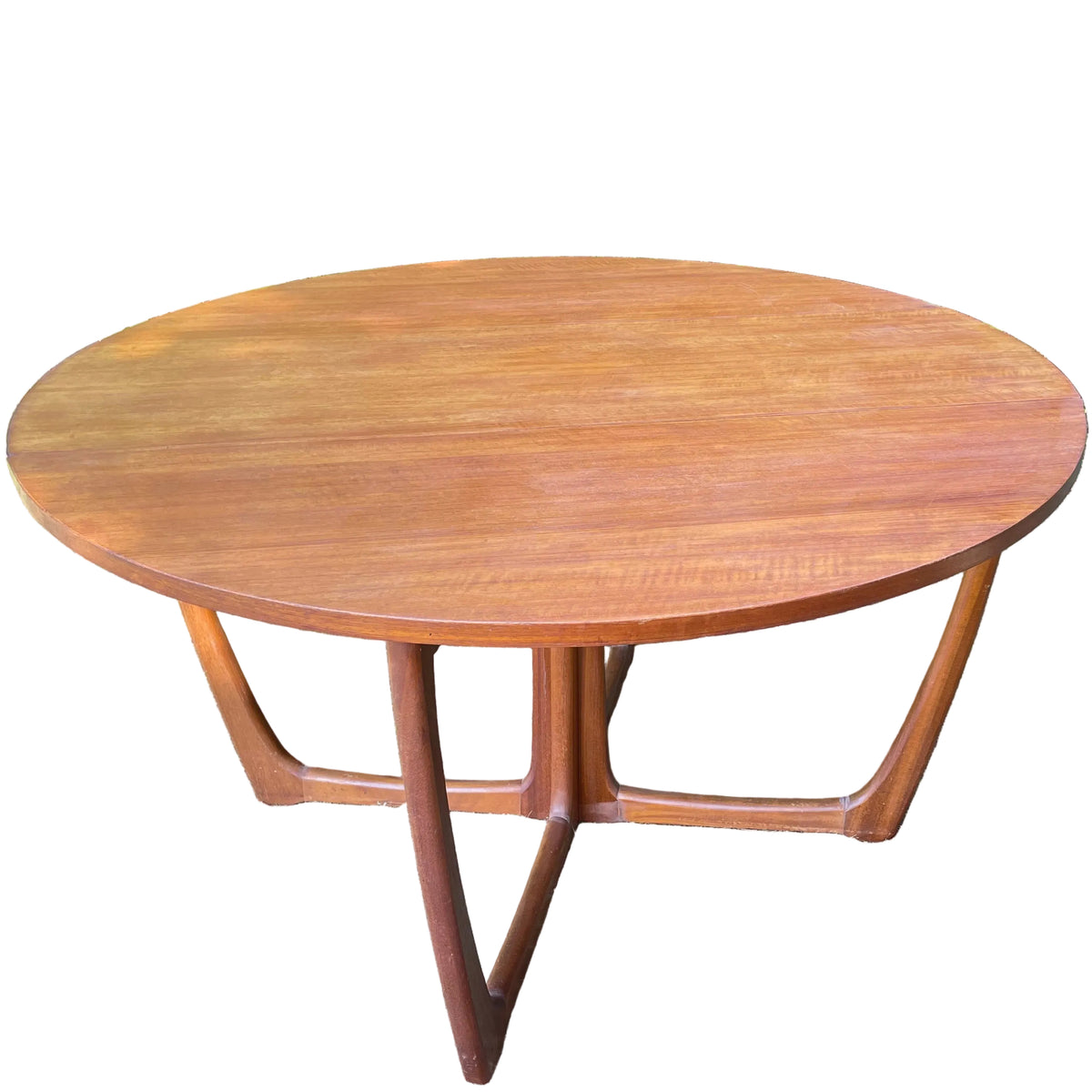 Vintage Teak Drop Leaf Dining Table by Beithcraft, Scotland. "Symphony Spiderleg"