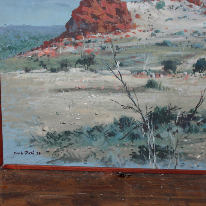 Large framed Australian outback painting – Frank Pash art collection