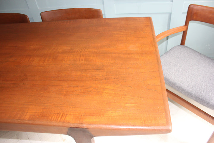 Retro solid teak dining set – Fonseca design by John Herbert, circa 1960s