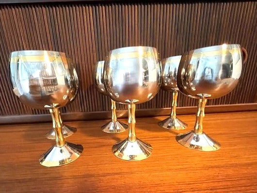 Stainless Steel Wine Goblets