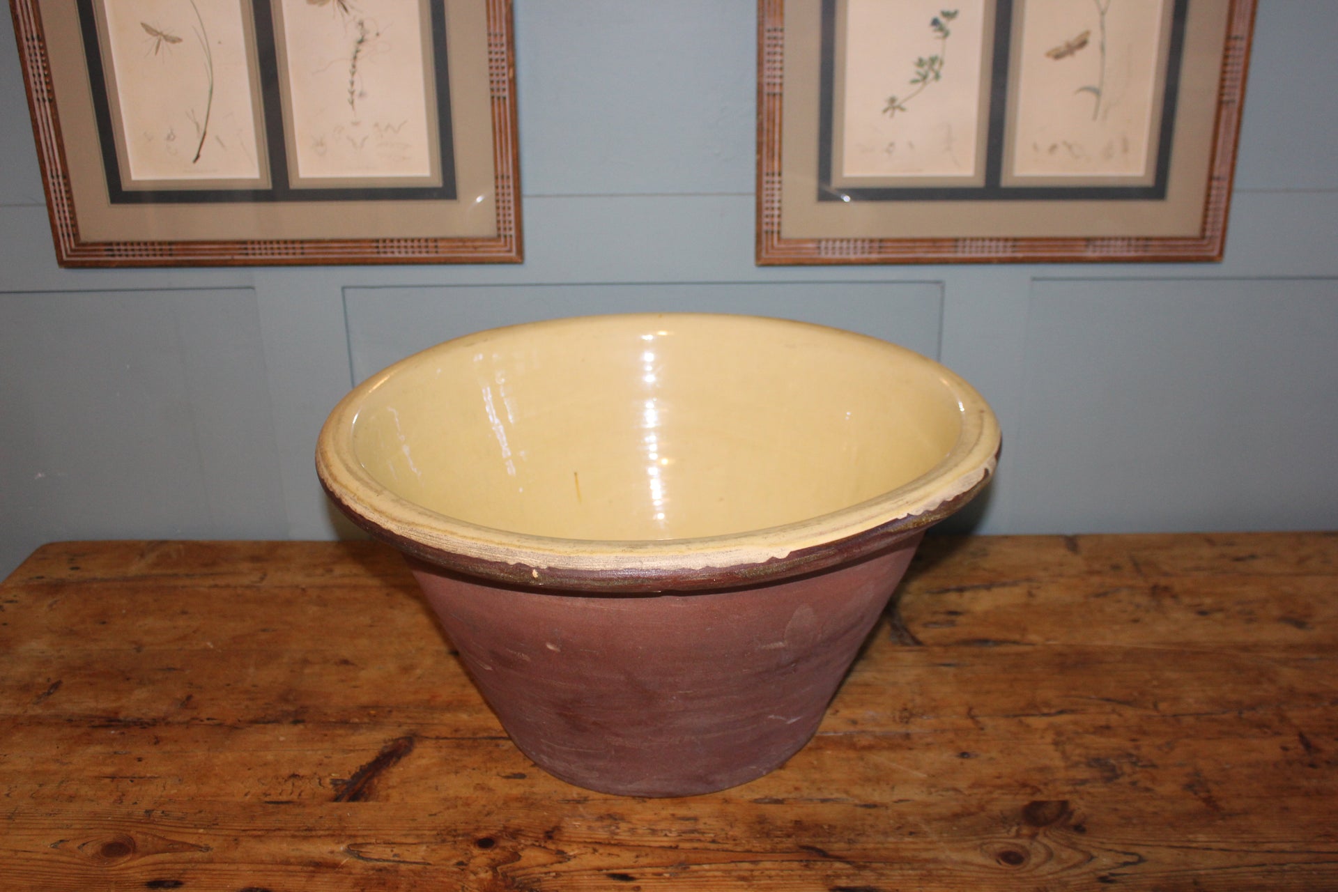 Vintage French Dairy Bowl