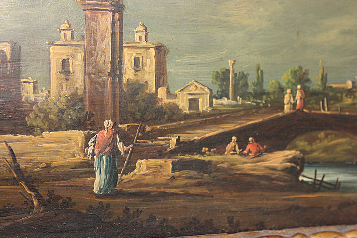 Vintage Venetian painting for collectors and art enthusiasts