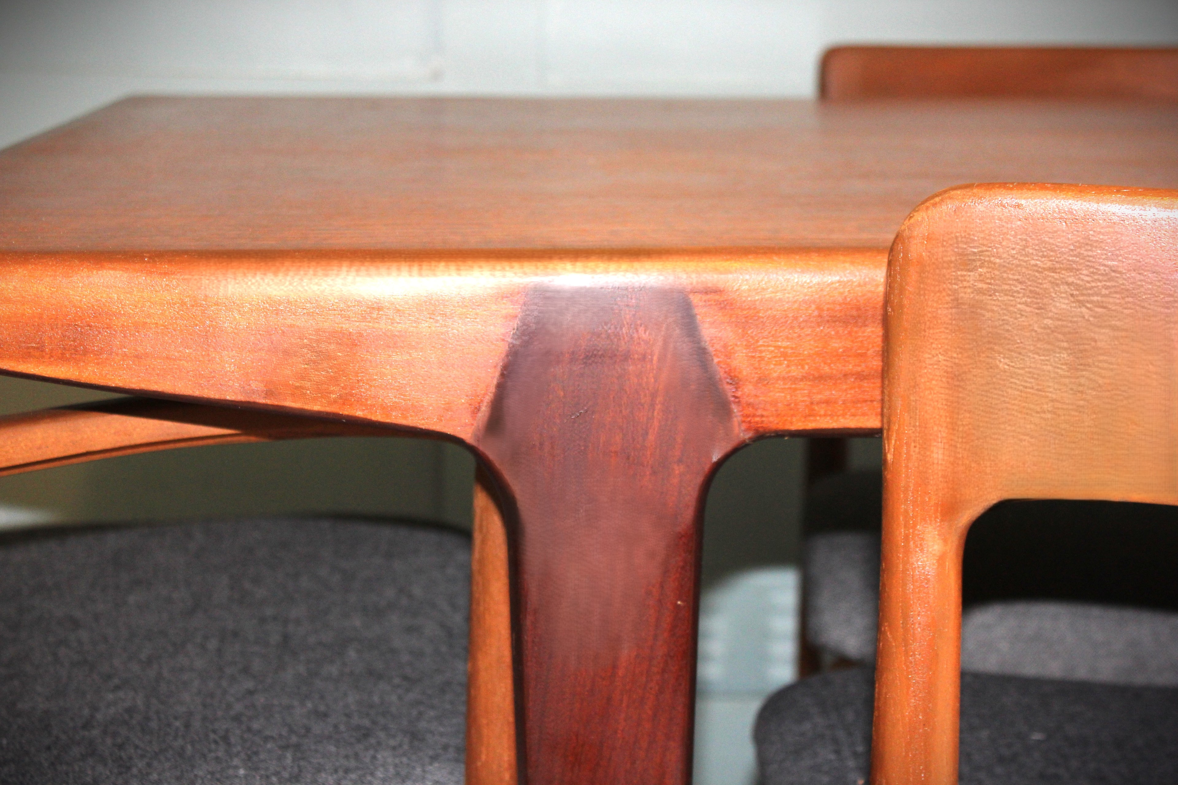 Vintage solid teak Fonseca dining table by A Younger Ltd – 1960s British design