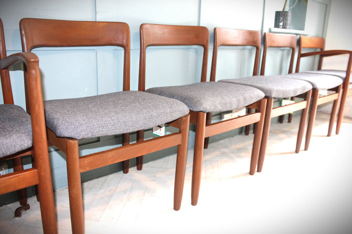Vintage teak dining set available in Sussex, England – mid-century modern style