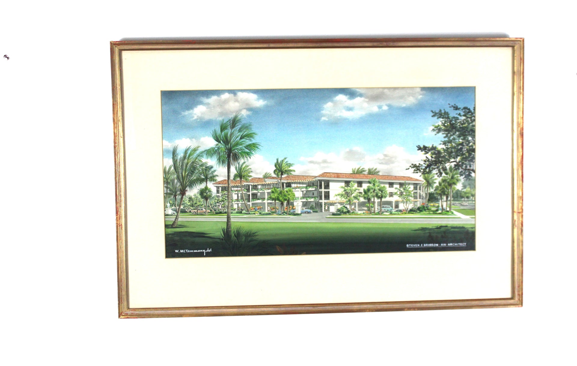 Wallace_McTammany_watercolours_displayed_in_tropical_modern_Florida_home