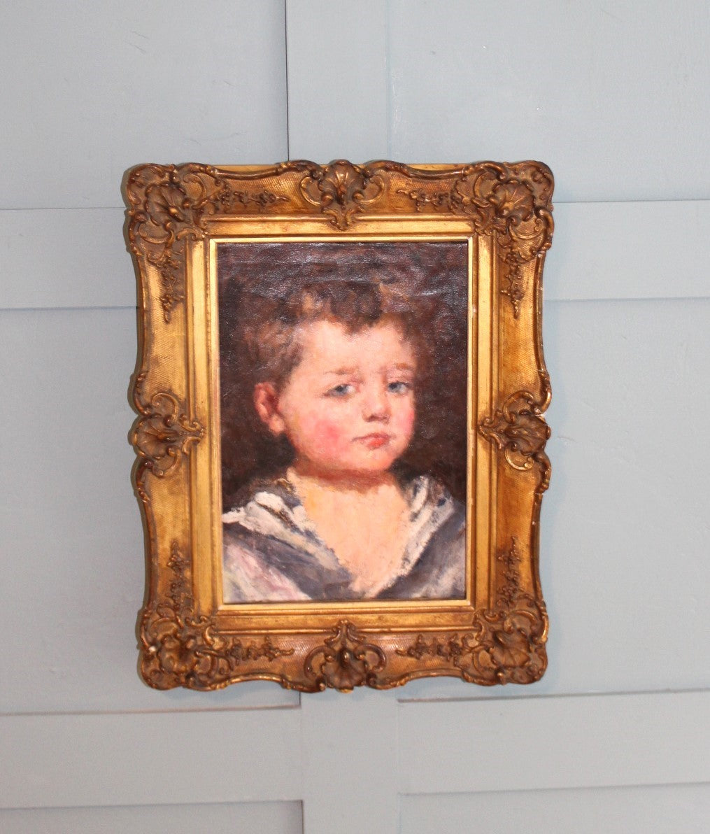 Studio Of Robert Henri Cozad Oil On Canvas Sailor Boy Mick