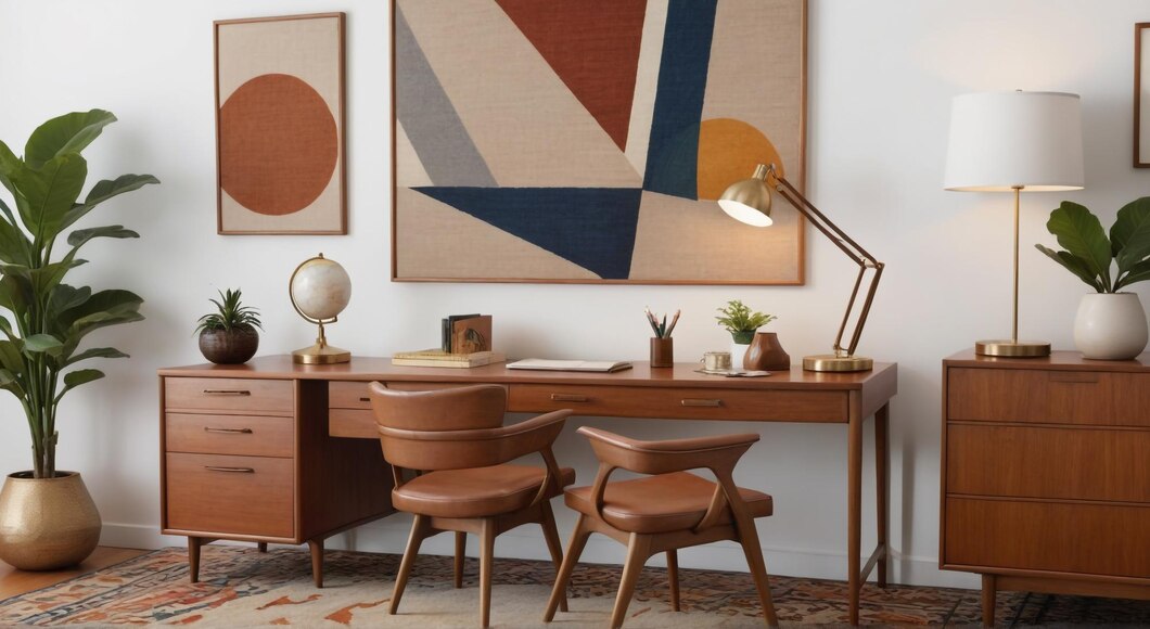 Mid-Century Lounge Chairs, 1950s, Set of 2